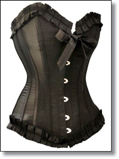 Bustier Corset elegante Sexy Boned