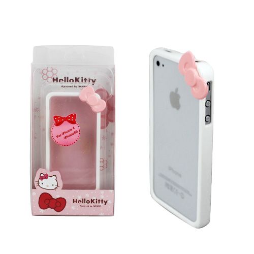 Capa Para Celular De Silicone Hello Kitty Branca