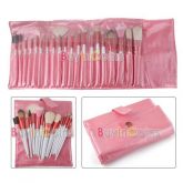 kit 20 pinceis rosa