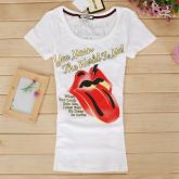 Camisetas Rolling Stones Branca