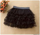 Completa Tutu Tulle Tier 5 Camada Mini bolo saia preta