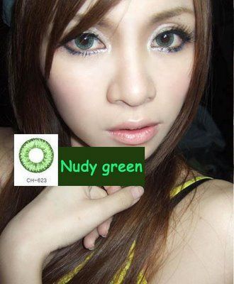 Circle Lens Verde Geo Nudy