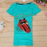 Camisetas Rolling Stones azul