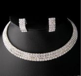 conjunto Swarovski Brinco Colar Cristal Sets