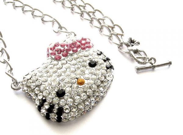 Colar Swarovski Hello Kitty