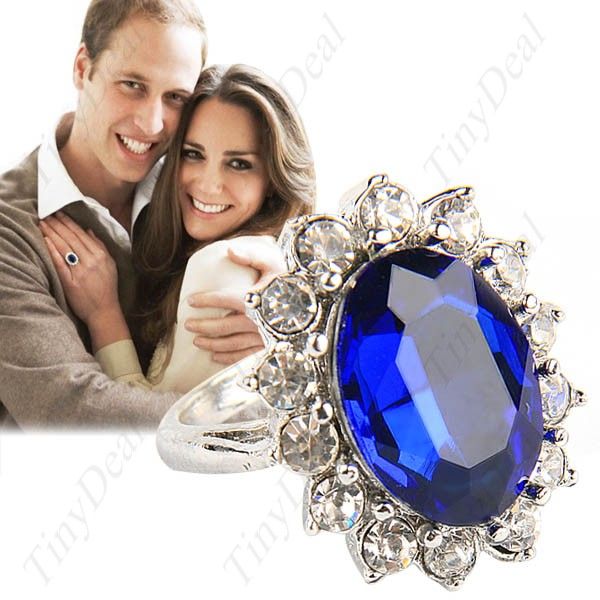 Tamanho Real Heirloom Replica William Kate Engagement