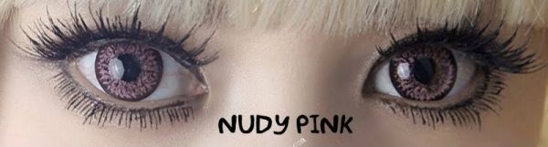 Circle Lens Pink Geo Nudy